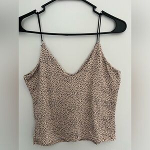 Leopard print tank top